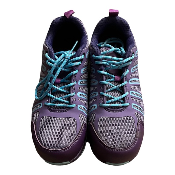 Nautilus Purple And Blue Carbon Nano-Fiber Safety Toe Work Shoes Women's Size 6 - Picture 1 of 8